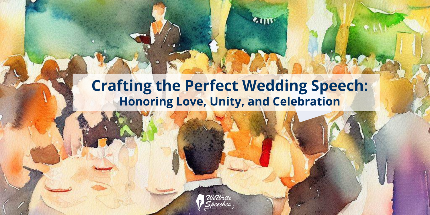 Crafting The Perfect Wedding Speech Honoring Love Unity And Celebra Wewritespeeches 